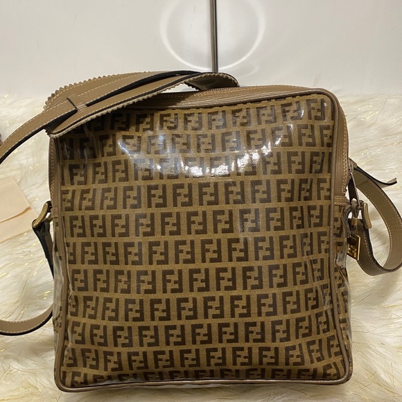 FENDI  Zucca Pattern Brown Shoulder  Bag - Picture 9 of 16